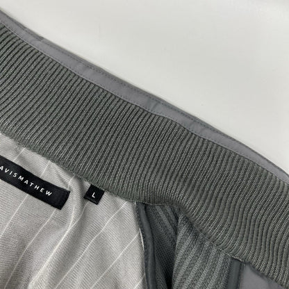 Travis Mathew Gray Hybrid Knit Insulation Jacket Size L