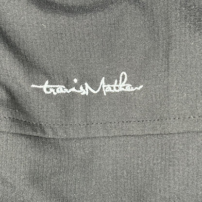 Travis Mathew Black Palm Tree Bomber Jacket Size L