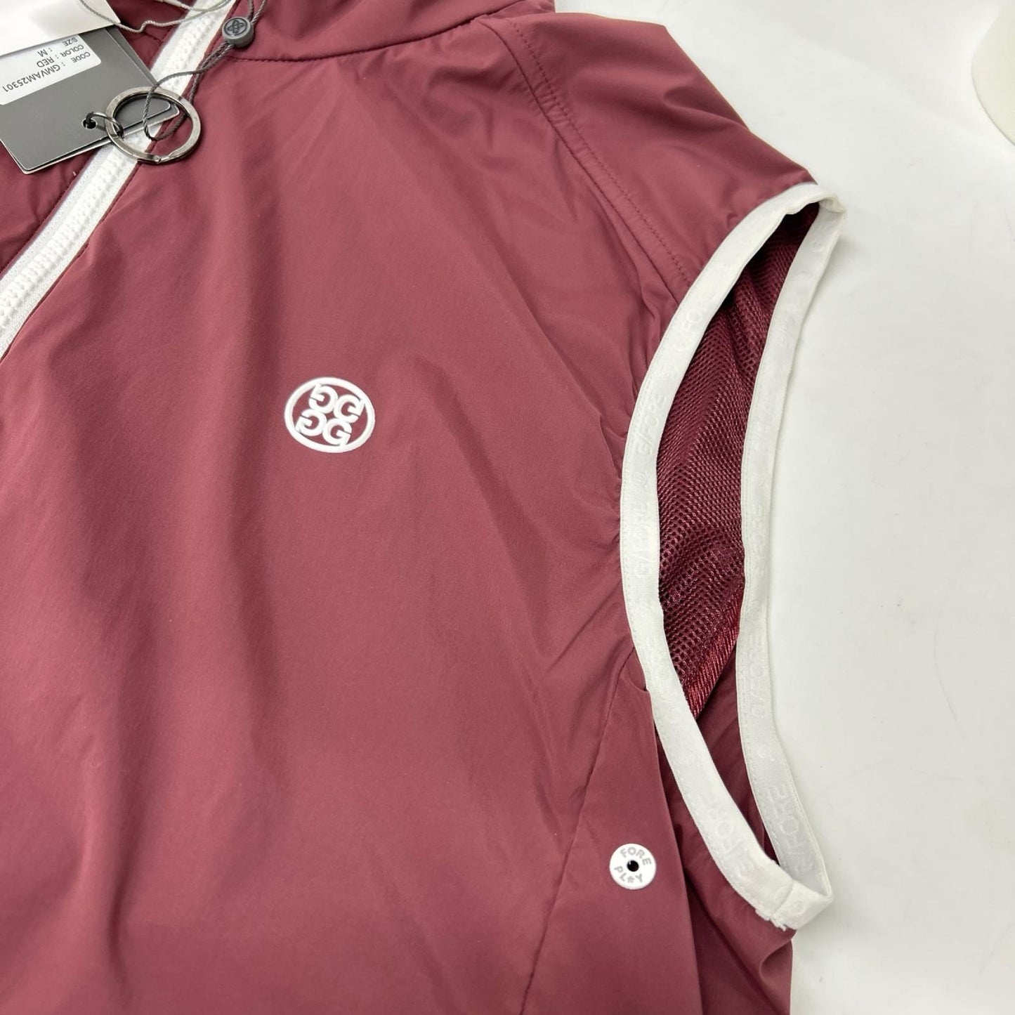 G/FORE GMVAM25301 Full-Zip Vest Red