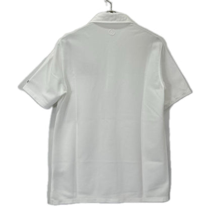 FORE Logo Pique Polo Shirt White Size 2