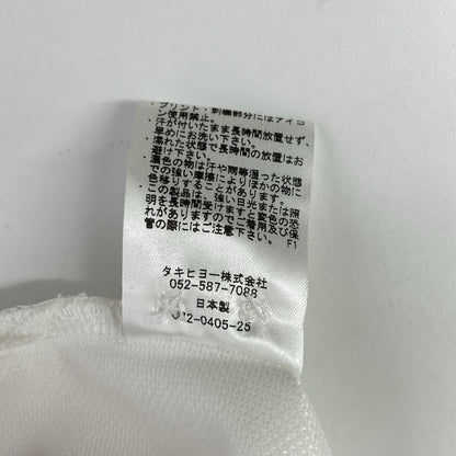 FORE Logo Pique Polo Shirt White Size 2