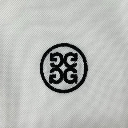 FORE Logo Pique Polo Shirt White Size 2