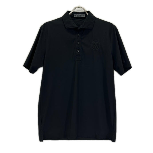 G/FORE Nylon Logo Embroidered Polo Black Size 2