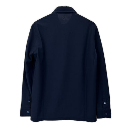 FORE Logo Pique Polo Shirt Navy Size 2