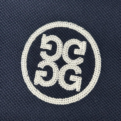 FORE Logo Pique Polo Shirt Navy Size 2