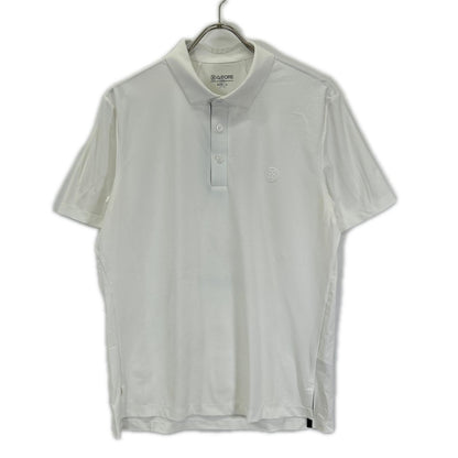 FORE Solid Tech Polo Shirt White Nylon Size L