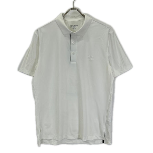 FORE Solid Tech Polo Shirt White Nylon Size L