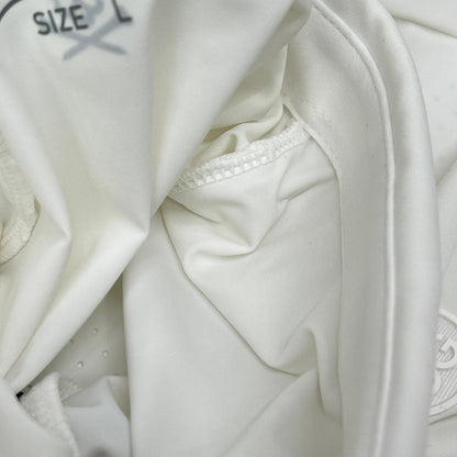 FORE Solid Tech Polo Shirt White Nylon Size L