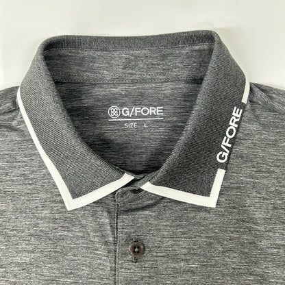 G/FORE GMTCM25353 Gray Polo Shirt Size L