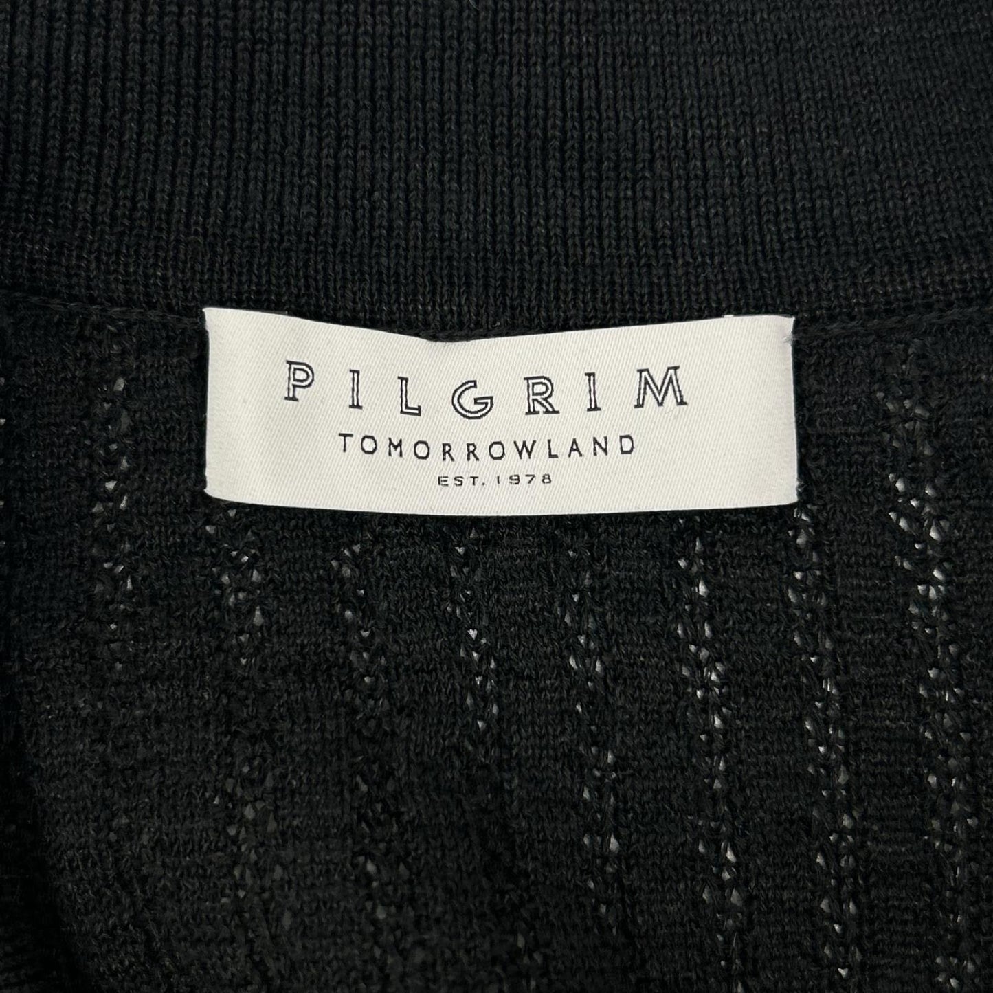 TOMORROWLAND PILGRIM 26SS Linen Skipper Knit Black Size S
