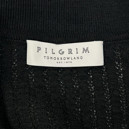 TOMORROWLAND PILGRIM 26SS Linen Skipper Knit Black Size S