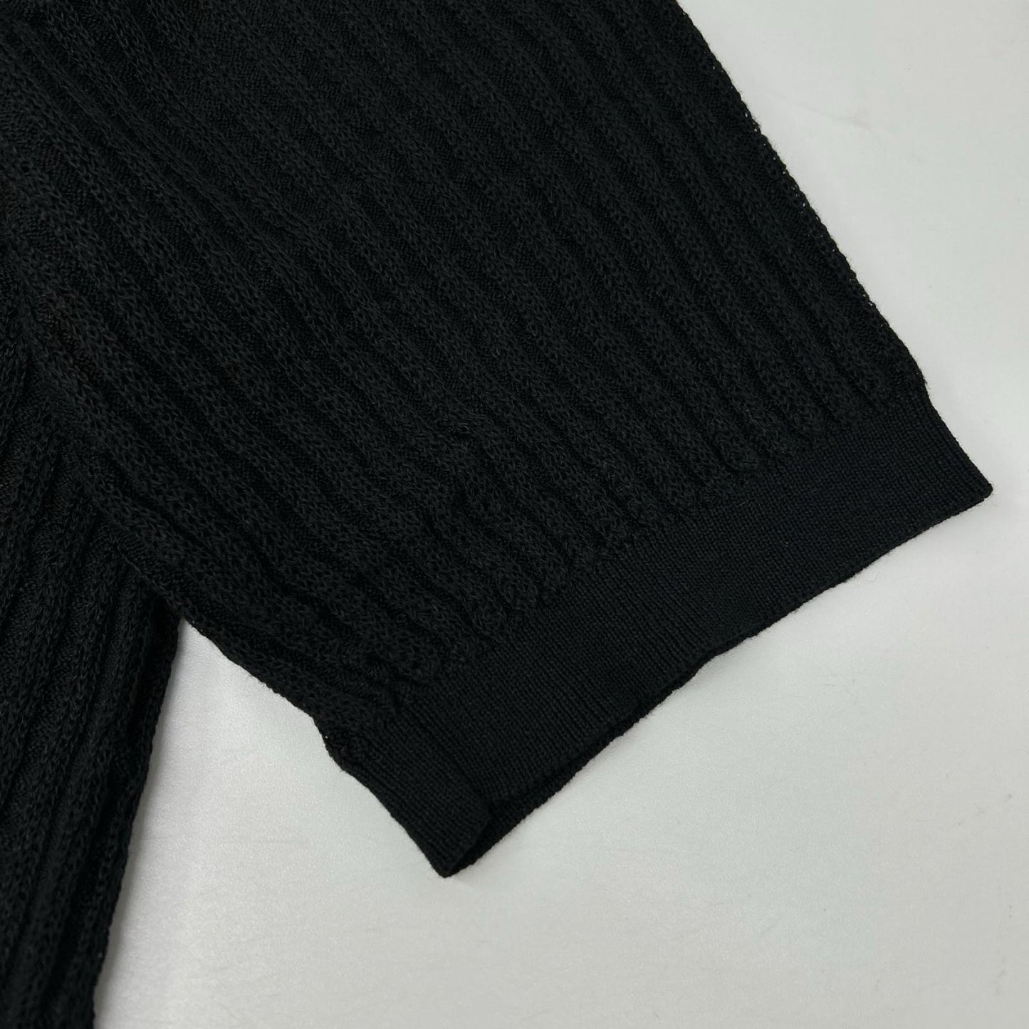TOMORROWLAND PILGRIM 26SS Linen Skipper Knit Black Size S