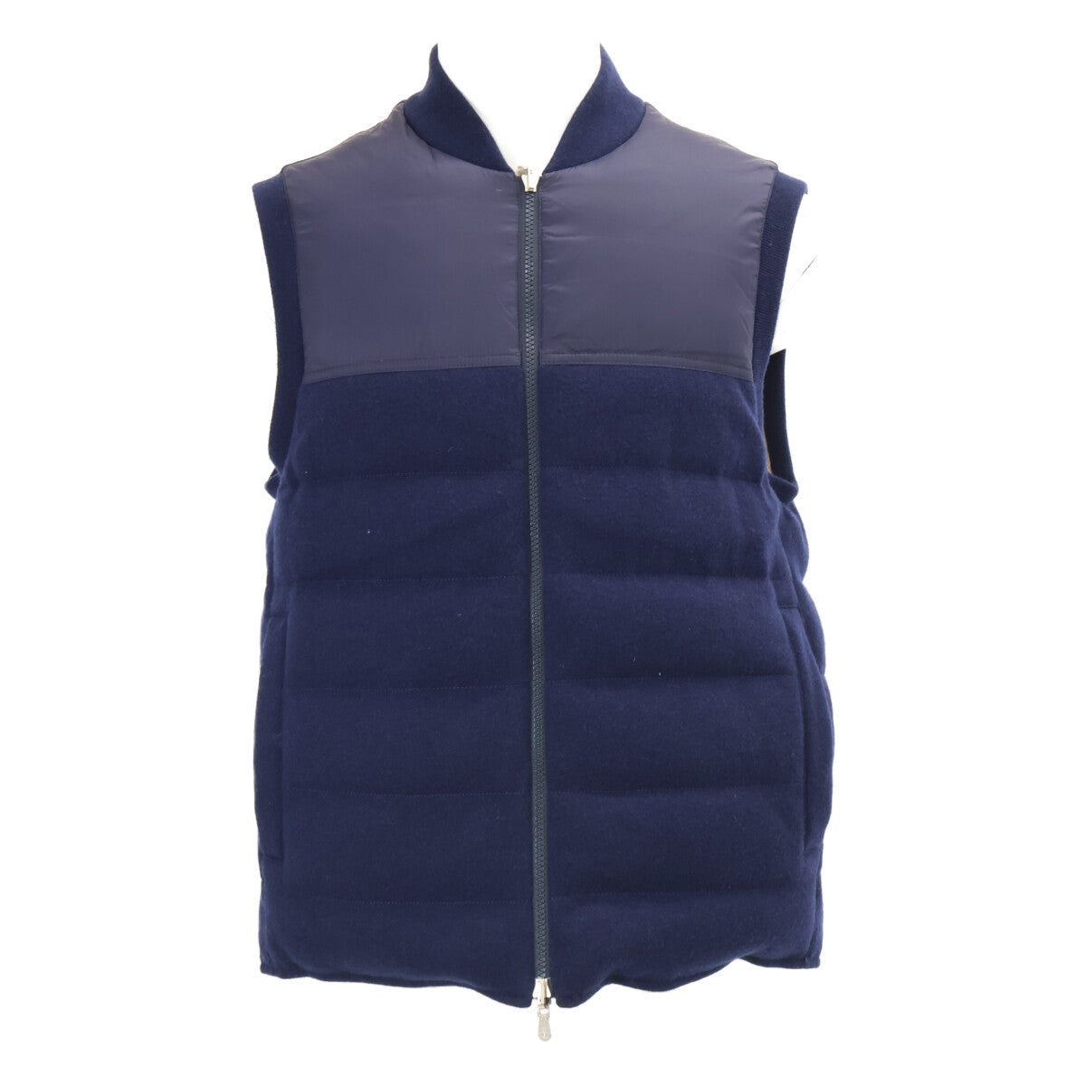 BRUNELLO CUCINELLI Reversible Cashmere Down Vest Size 48