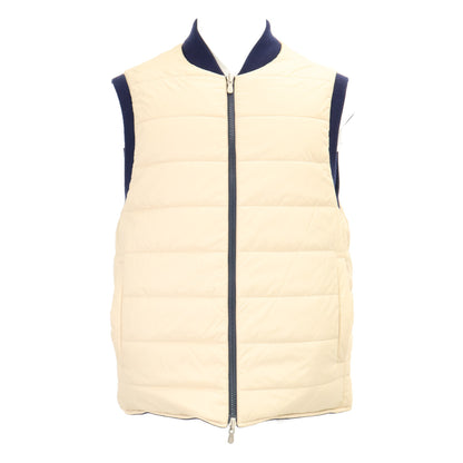 BRUNELLO CUCINELLI Reversible Cashmere Down Vest Size 48