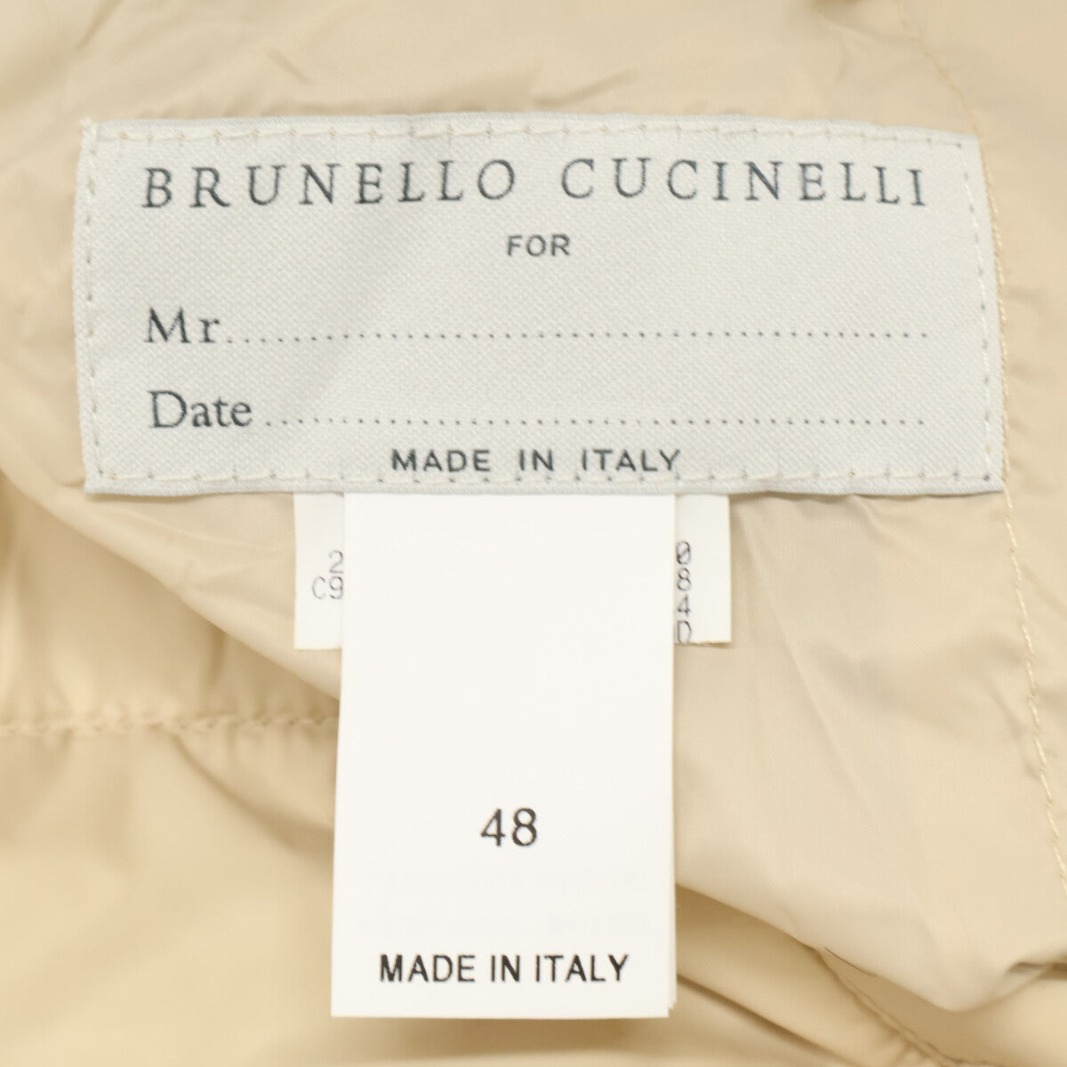 BRUNELLO CUCINELLI Reversible Cashmere Down Vest Size 48