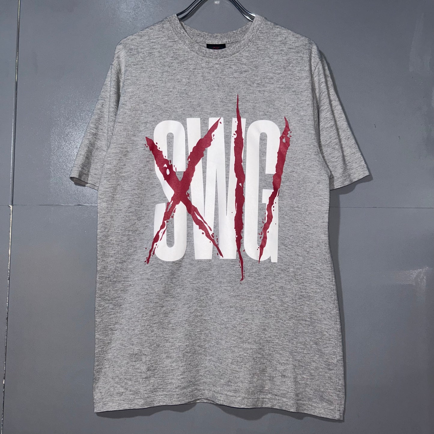 SWAGGER Gray Logo T-Shirt Size M