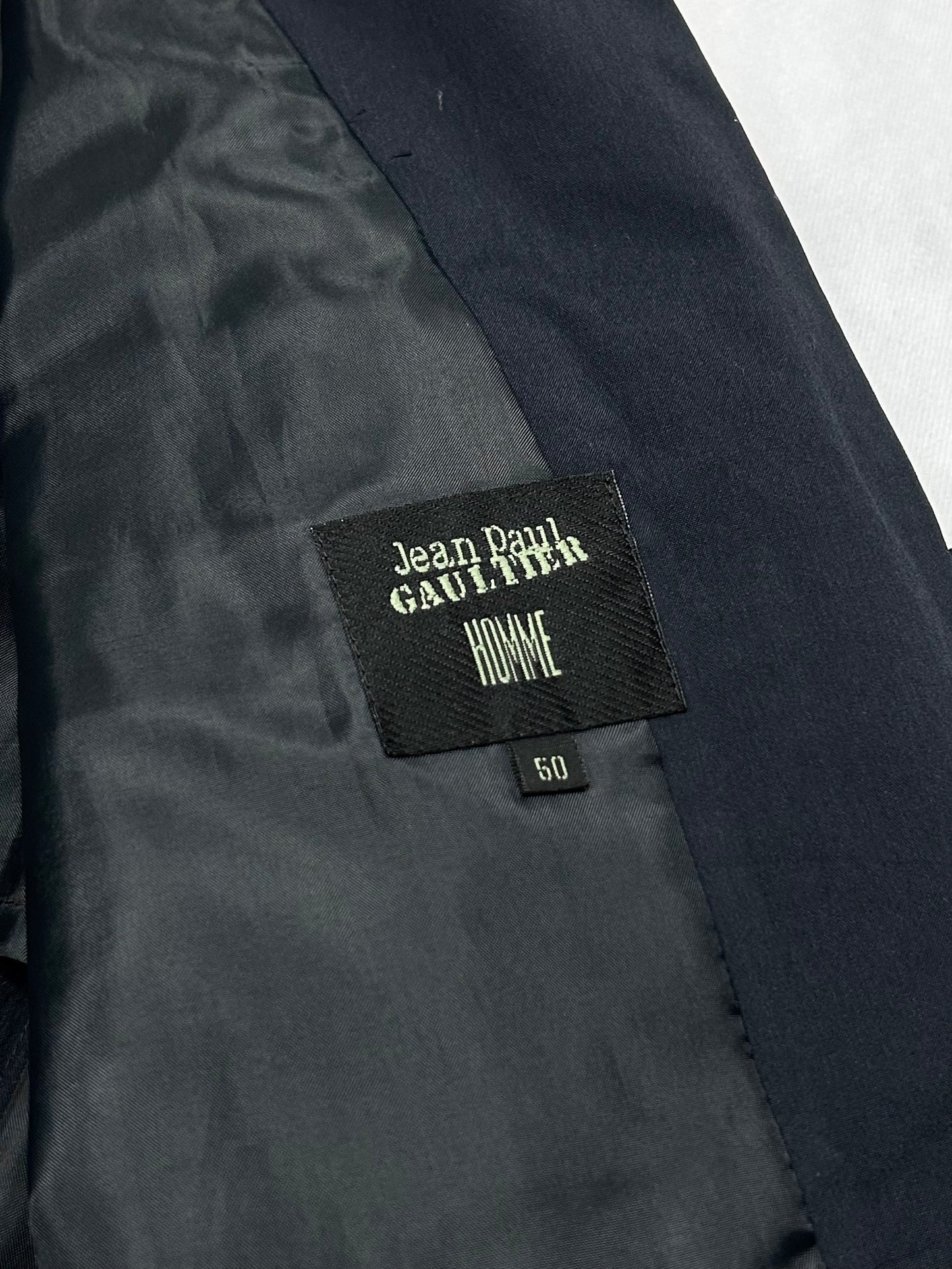 Jean Paul GAULTIER HOMME F/W1999 Zip Tailored Jacket Size 50