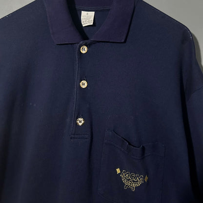 MCM Embroidered Logo Polo Shirt Size S