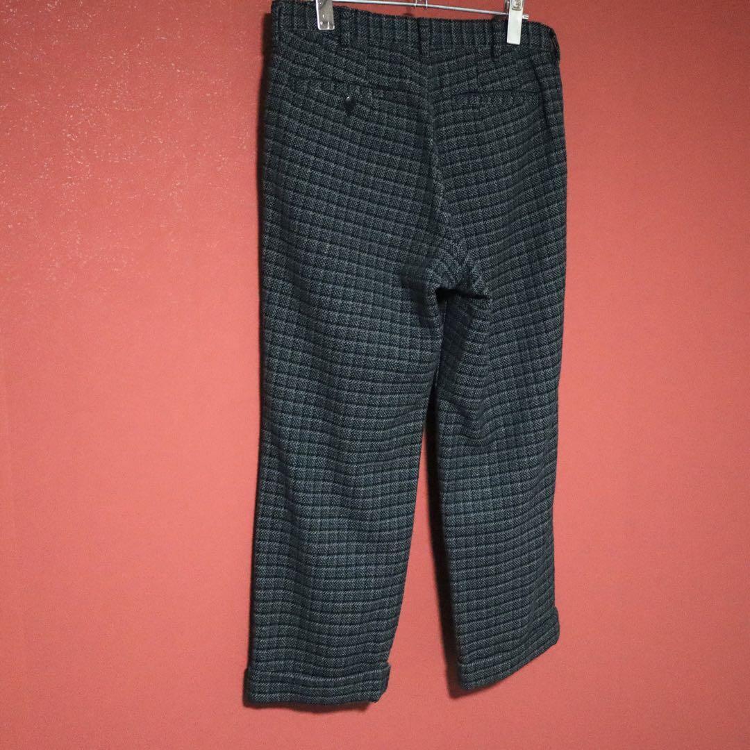 Comme des Garcons Homme Deux 14AW Cropped Check Pants Size S