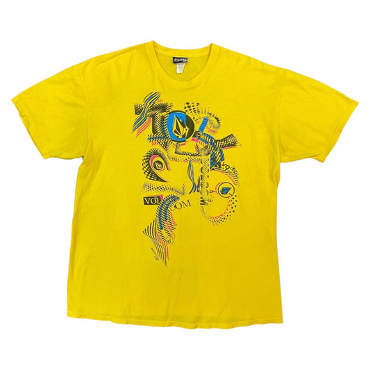 Volcom Graphic T-Shirt Yellow Size XL