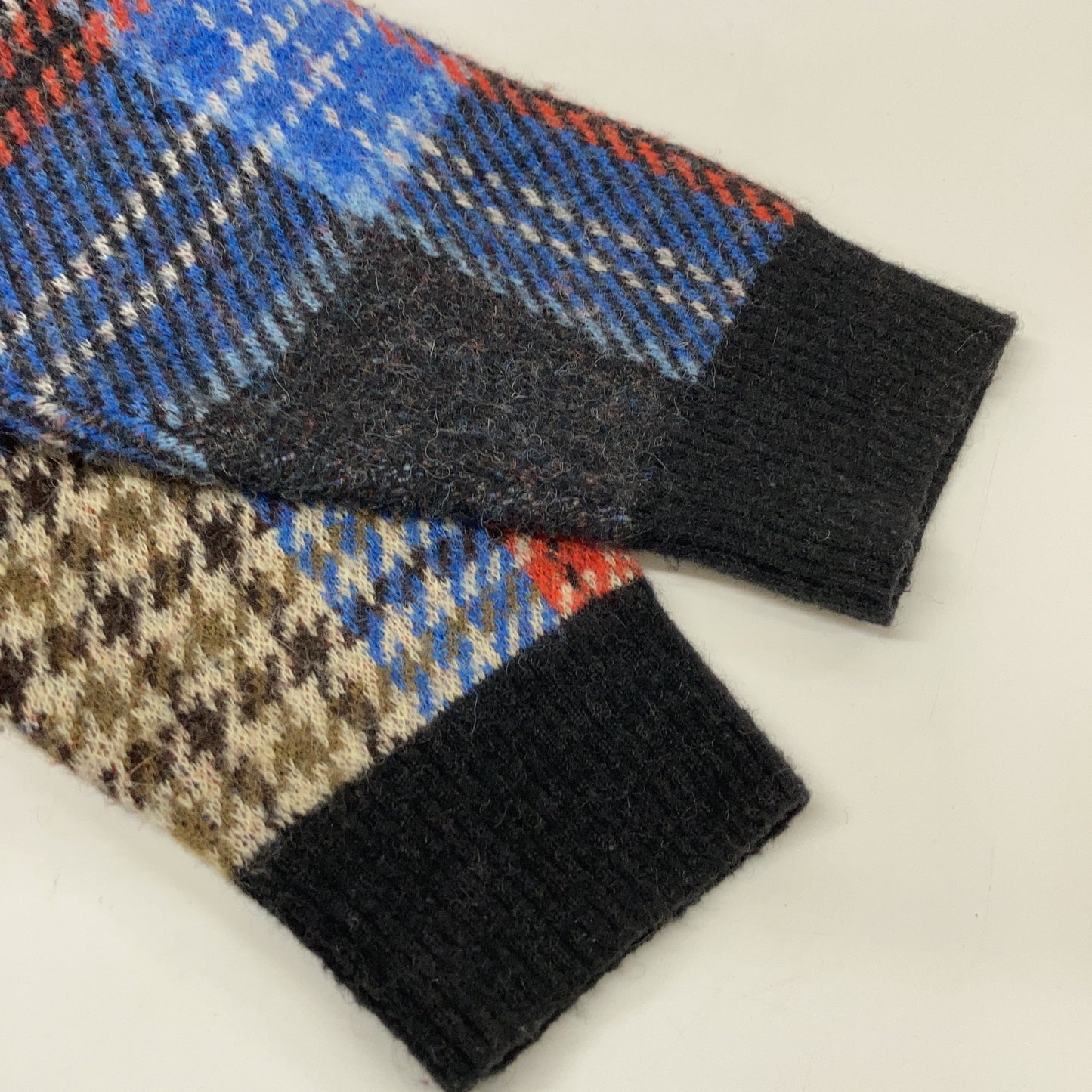 LOVERBOY 2020 Fred Perry Check Alpaca Knit Cardigan Size S