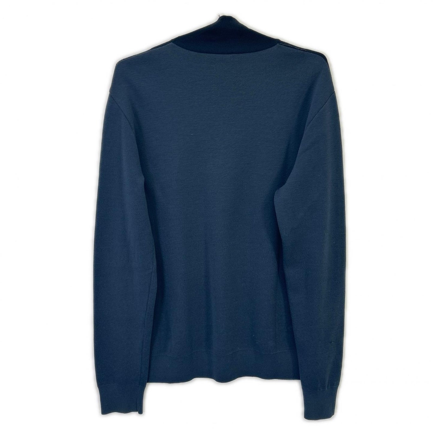 PRADA 11AW Navy Wool High Neck Pullover Sweater Size 52