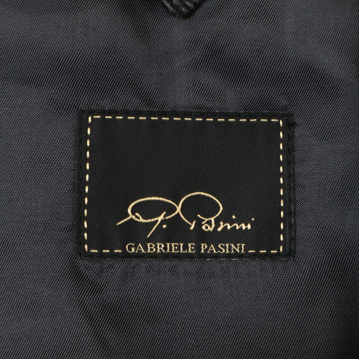Gabriele Pasini Herringbone Wool Flannel Polo Coat Size 50