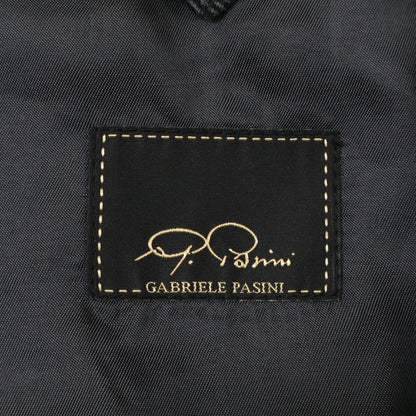 Gabriele Pasini Herringbone Wool Flannel Polo Coat Size 50