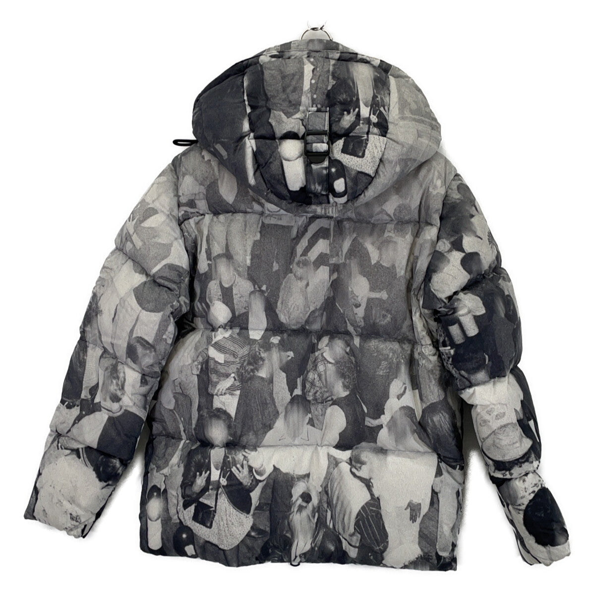 BURBERRY 8024027 Printed Down Jacket Gray Size S
