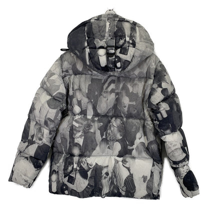 BURBERRY 8024027 Printed Down Jacket Gray Size S