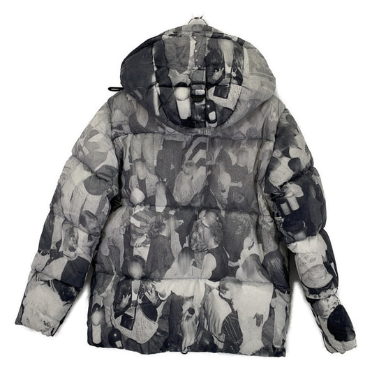 BURBERRY 8024027 Printed Down Jacket Gray Size S