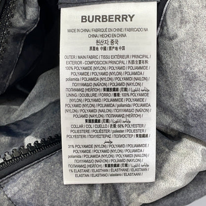 BURBERRY 8024027 Printed Down Jacket Gray Size S