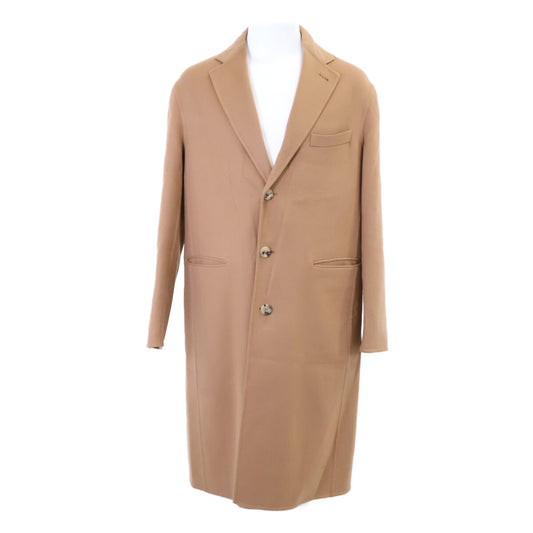 GUCCI Wool Cashmere Chester Coat Brown Size 48