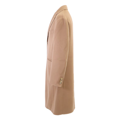 GUCCI Wool Cashmere Chester Coat Brown Size 48
