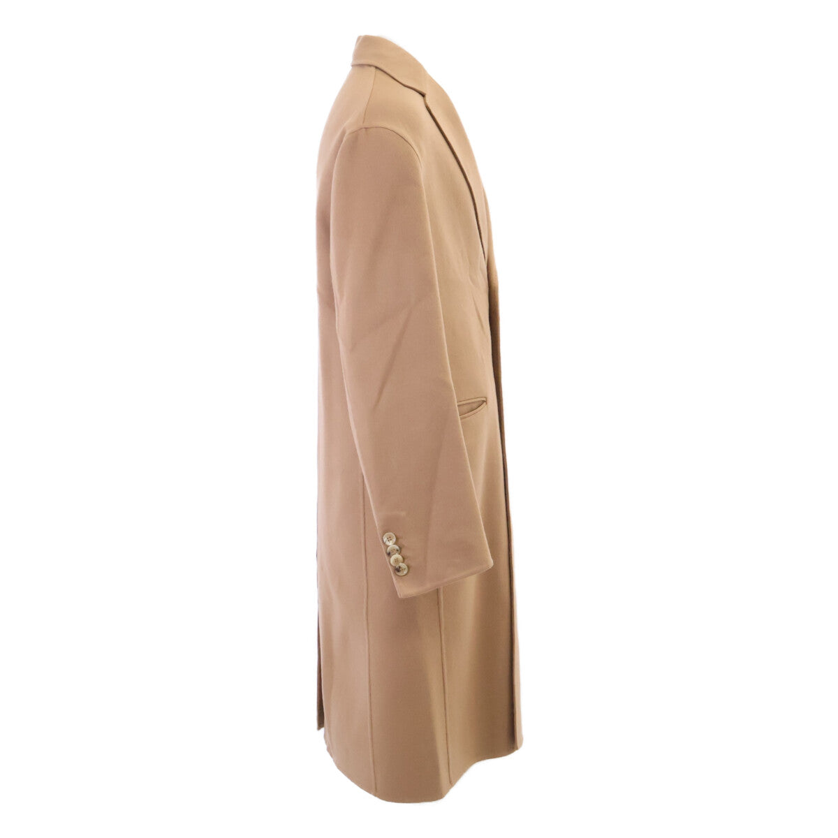 GUCCI Wool Cashmere Chester Coat Brown Size 48