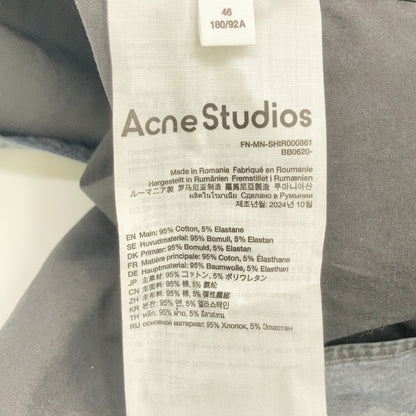 ACNE STUDIOS FN-MN-SHIR000861 Garment Dye Hoodie Size 46