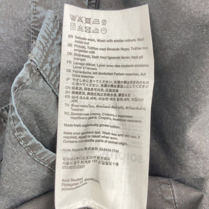 ACNE STUDIOS FN-MN-SHIR000861 Garment Dye Hoodie Size 46