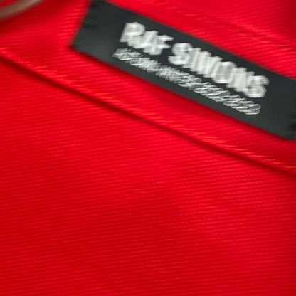 RAF SIMONS Oversized Bi-Color Denim Shirt Size M
