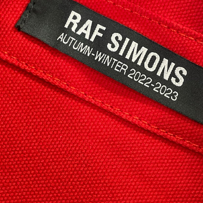 RAF SIMONS Oversized Bi-Color Denim Shirt Size M