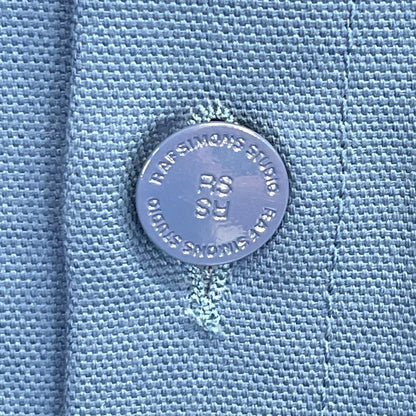 RAF SIMONS Oversized Bi-Color Denim Shirt Size M