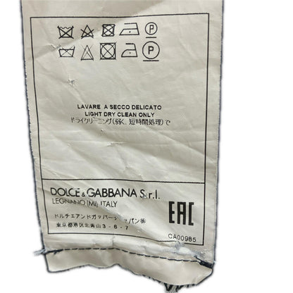 DOLCE&GABBANA GKP0ET Cotton Silk Easy Pants Size 50