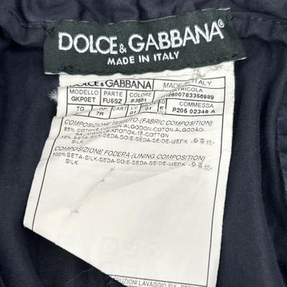 DOLCE&GABBANA GKP0ET Cotton Silk Easy Pants Size 50