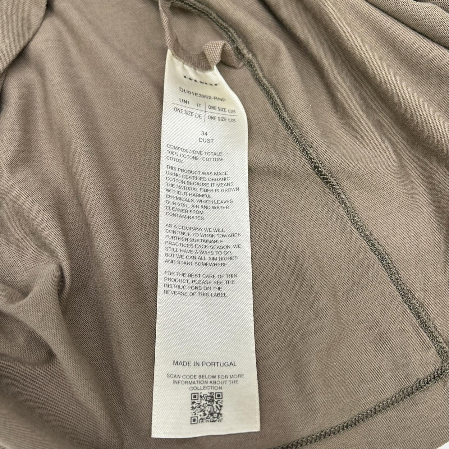 DRKSHDW Walrus T-Shirt Brown Size 34