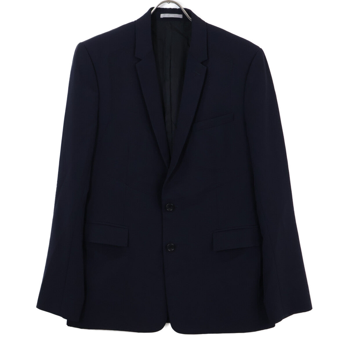DIOR Wool Mohair Tailored Blazer Navy Size 48