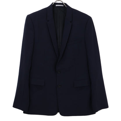 DIOR Wool Mohair Tailored Blazer Navy Size 48