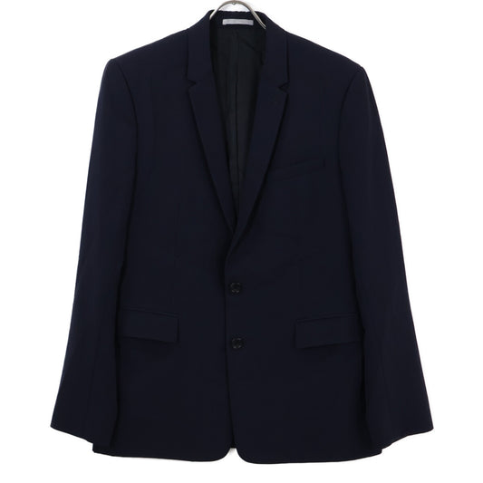 DIOR Wool Mohair Tailored Blazer Navy Size 48