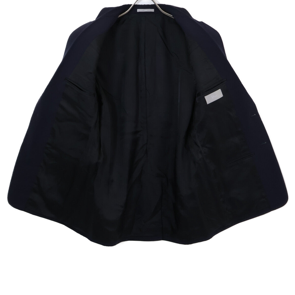 DIOR Wool Mohair Tailored Blazer Navy Size 48