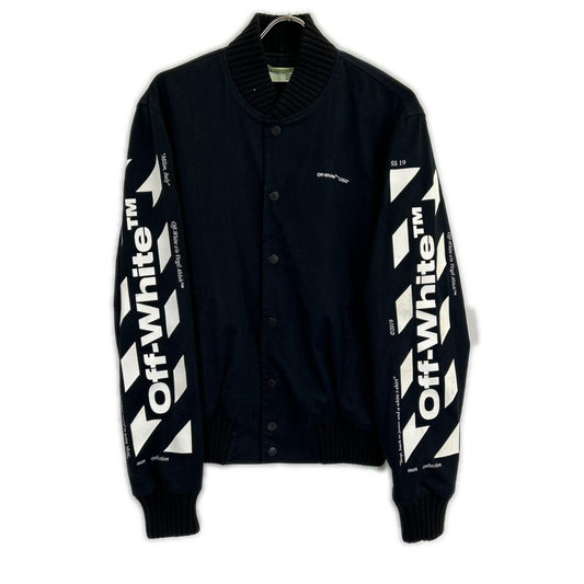 OFF-WHITE Black Back Arrow Polyester Blouson Size M