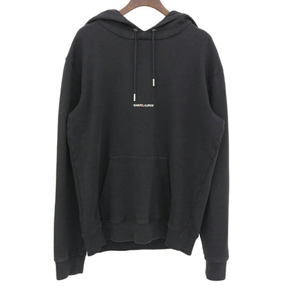 SAINT LAURENT PARIS Black Sweat Hoodie Size S