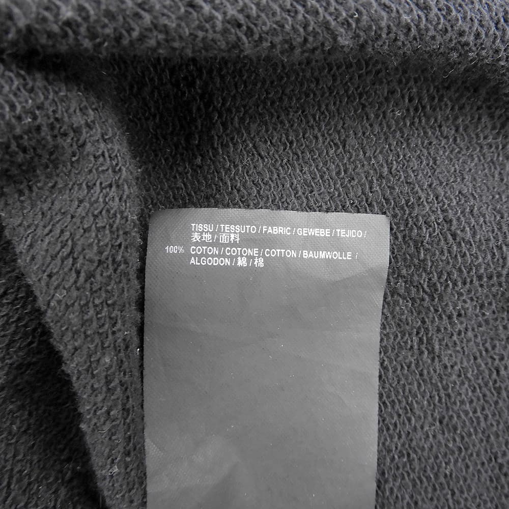 SAINT LAURENT PARIS Black Sweat Hoodie Size S